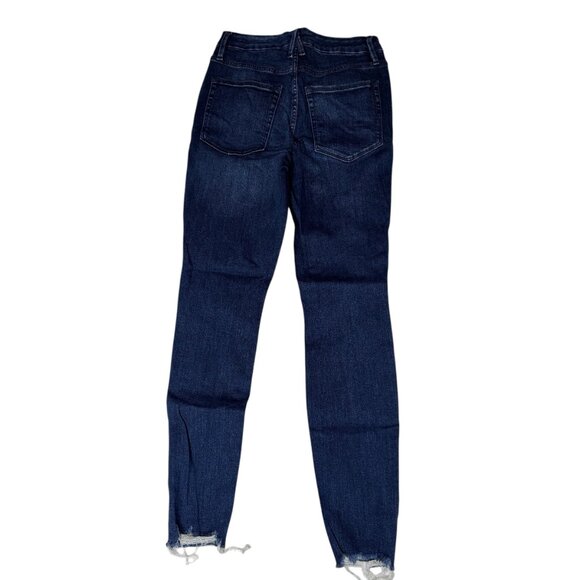 Good American mid rise Good Legs Skinny Jeans 8 dark wash - Picture 6 of 10